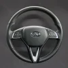 DIY Stitching Steering Wheel Covers Infiniti QX30 2016-2019