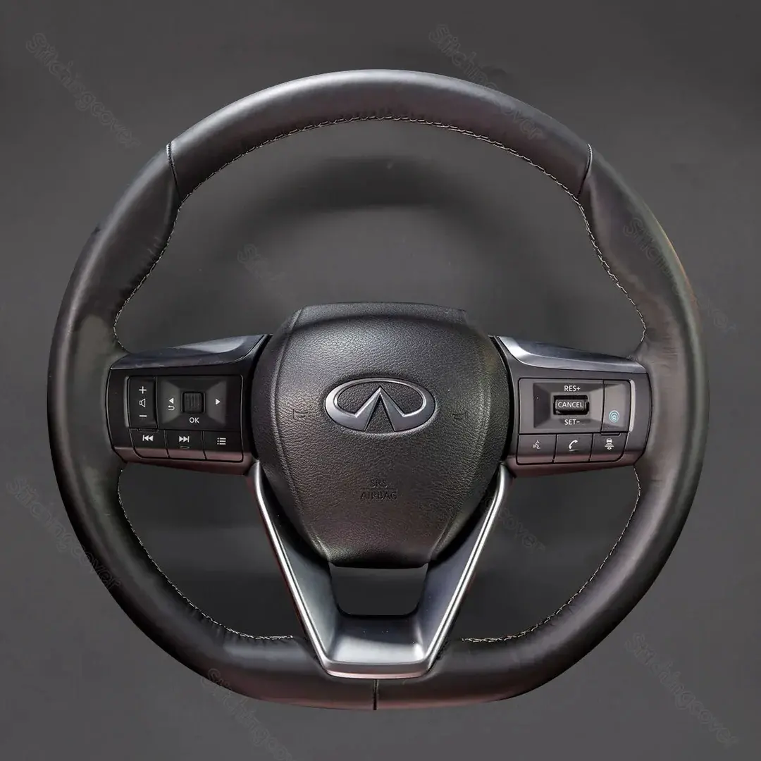 DIY Stitching Steering Wheel Covers for Infiniti QX60 2022
