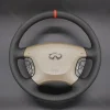 DIY Stitching Steering Wheel Covers for Infiniti Q45 2002-2006
