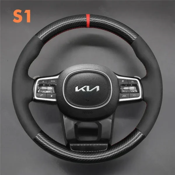 DIY Stitching Steering Wheel Covers for Kia Sorento 2020