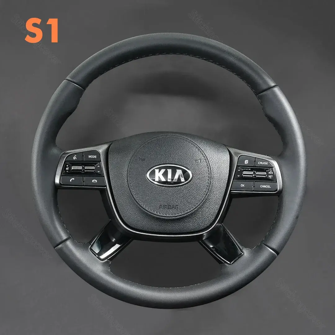 DIY Stitching Steering Wheel Covers for Kia Telluride Sorento