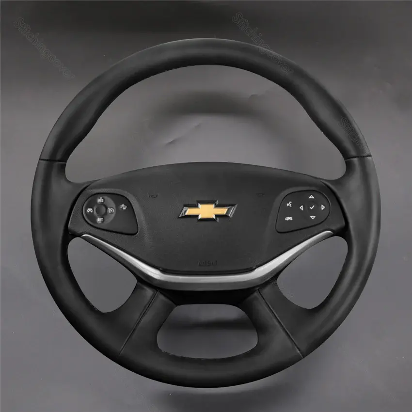 DIY Stitching Steering Wheel Covers for Chevrolet Impala 2014-2020
