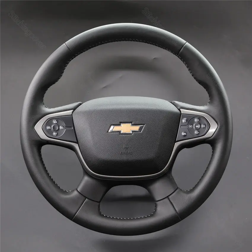 DIY Stitching Steering Wheel Covers for Chevrolet Colorado Traverse 2018-2024