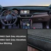 Luxury Alcantara Car interior Dashboard Cover for Alfa Romeo Stelvio 2018-2023