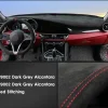 Luxury Alcantara Car interior Dashboard Cover for Alfa Romeo Giulia 2016-2023