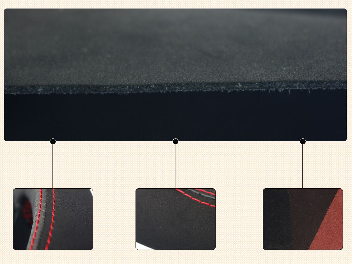 The materials of MEWANT customized steering wheel cover
