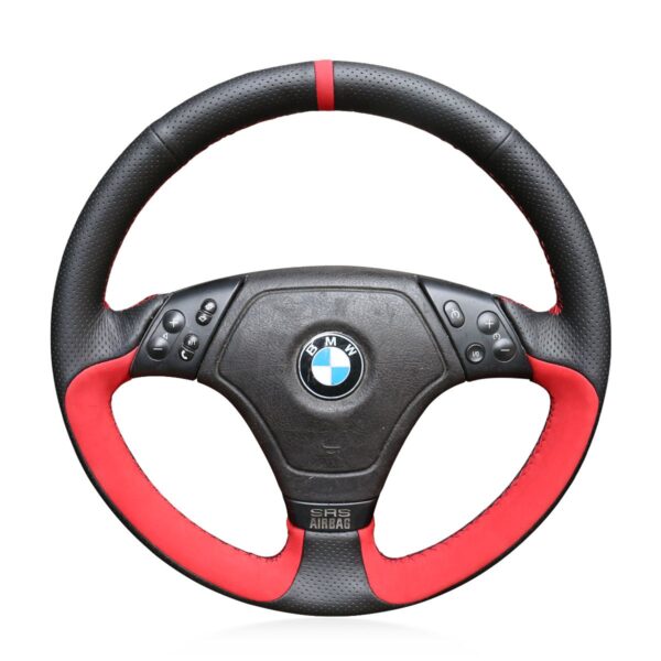 thumbnail image 2 of Gray 15" DIY Hand Sew Steering Wheel Cover – Universal, Ultrafine Fiber Leather With Thread & Needle 2 of 5