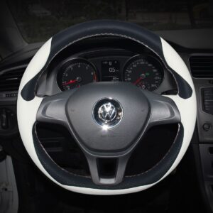 Custom Steering LTD Italian Leather Steering Wheel Cover For VW Crafter Van LT3 2006-2015 (MN1201) - Multiple Colors